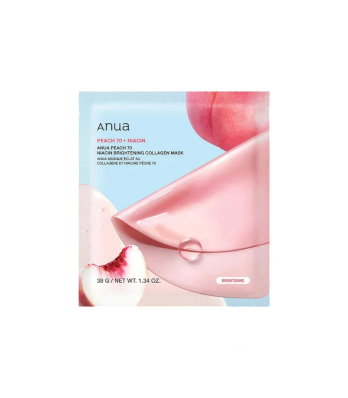 ANUA PEACH 70 NIACIN BRIGHTENING COLLAGEN MASK 38G