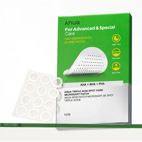 ANUA TRIPLE ACID SPOT CARE MICRODART PATCH 12PCS