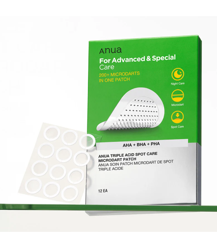 ANUA TRIPLE ACID SPOT CARE MICRODART PATCH 12PCS