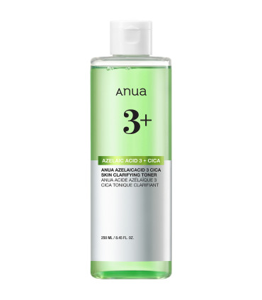 ANUA AZELAIC ACID 3 CICA SKIN CLARIFYING TONER 250ML
