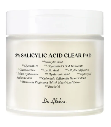DR ALTHEA 2% SALICYLIC ACID CLEAR PAD 60PADS