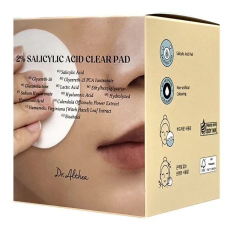 DR ALTHEA 2% SALICYLIC ACID CLEAR PAD 60PADS