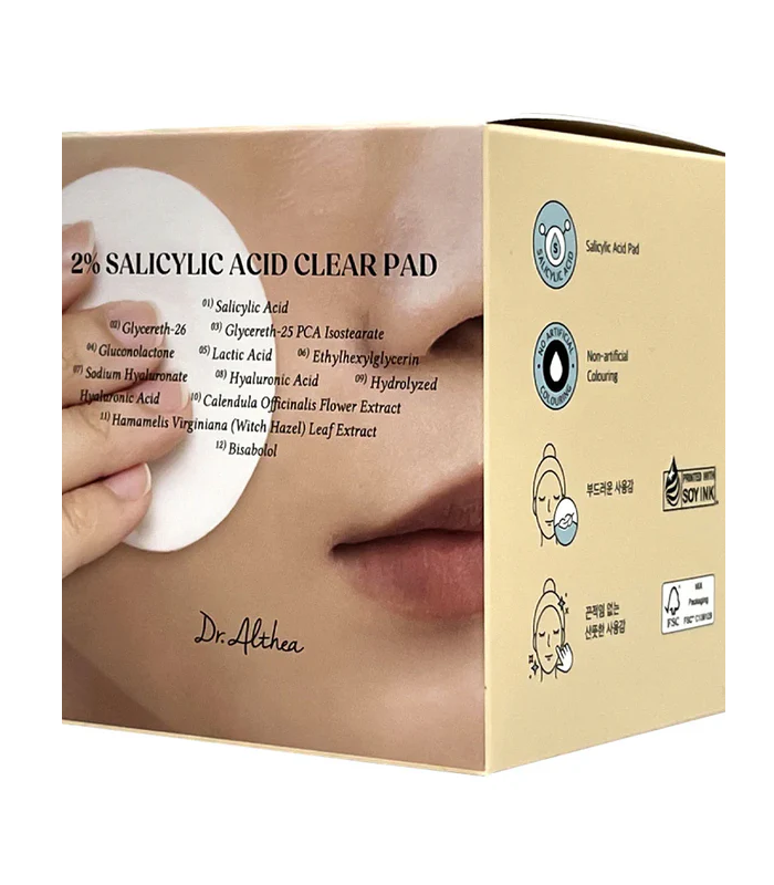 DR ALTHEA 2% SALICYLIC ACID CLEAR PAD 60PADS