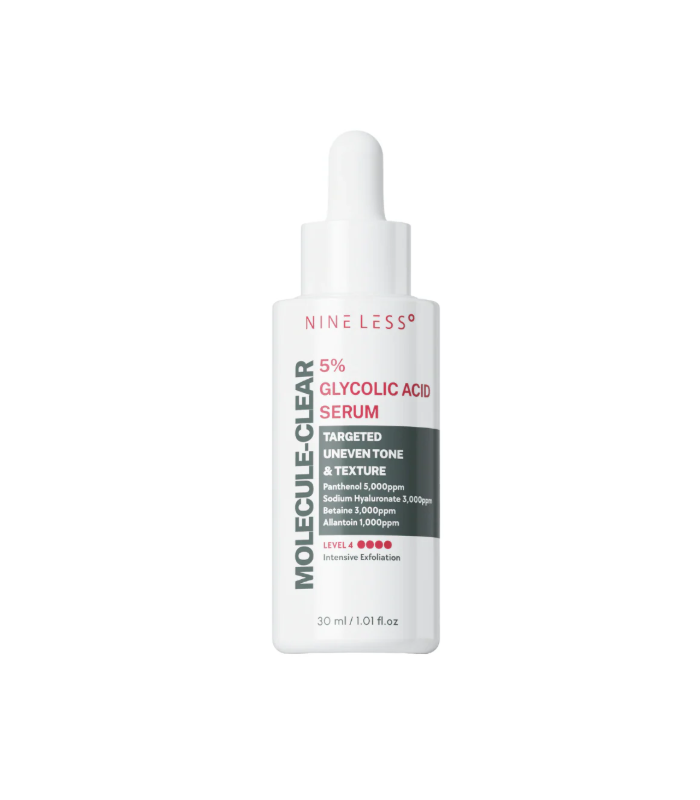 NINELESS MOLECULE CLEAR 5% GLYCOLIC ACID SERUM 30ML