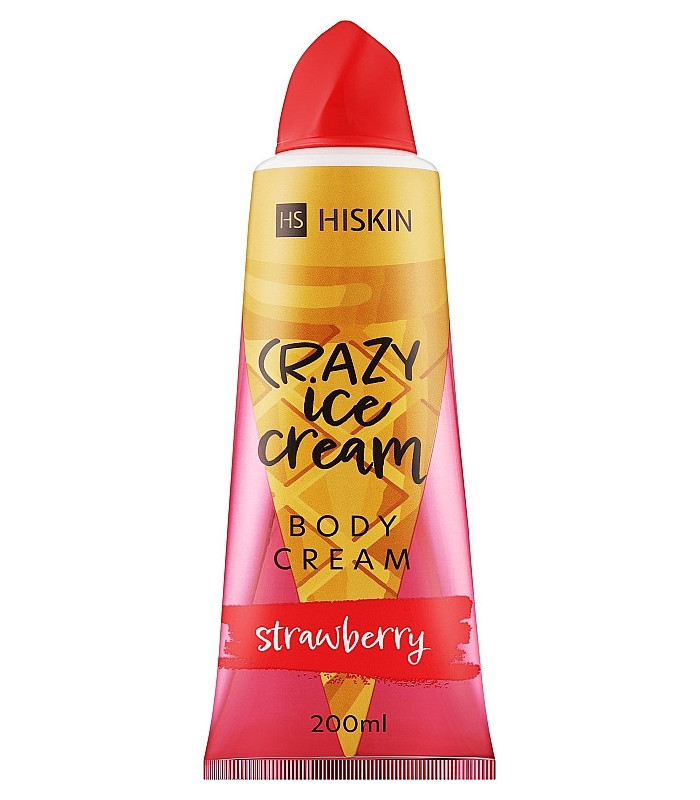 HISKIN BODY CREAM STRAWBERRY 200ML