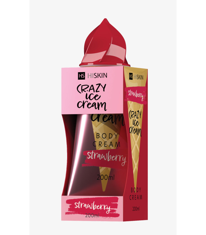 HISKIN BODY CREAM STRAWBERRY 200ML