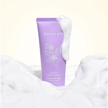 MARY & MAY WHITE COLLAGEN CLEANSING FOAM 150ML
