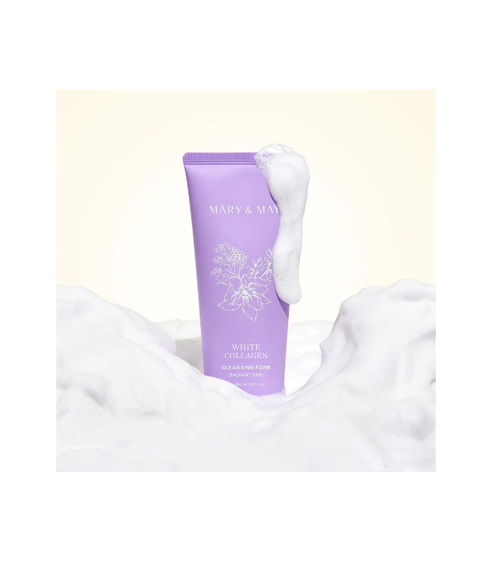 MARY & MAY WHITE COLLAGEN CLEANSING FOAM 150ML