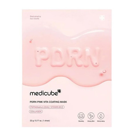 MEDICUBE PDRN PINK VITA COATING MASK 22G