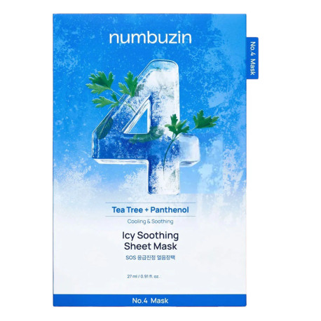 NUMBUZIN NO 4 ICY SOOTHING SHEET MASK 27G