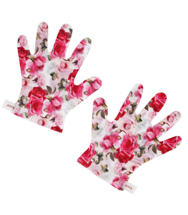 PETITFEE ROSE PETAL SATIN HAND MASK SIGLE USE 1 PIECE