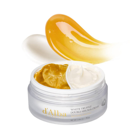 DALBA WHITE TRUFFLE DOUBLE SERUM & CREAM 70G