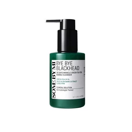 Some By Mi Bye Bye Blackhead 30 Day Miracle Green Tea Tox Bubble Cleanser