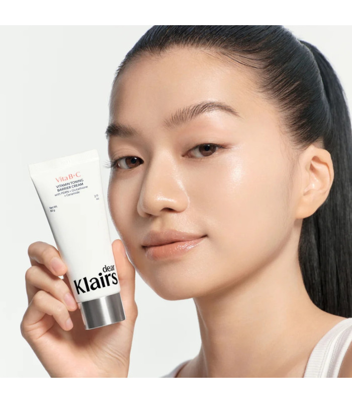Dear, Klairs Vitamin Toning Barrier Cream | Iluminadora y Reparadora