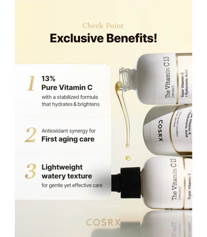 COSRX The Vitamin C 13 Serum | Sérum Iluminador Antioxidante