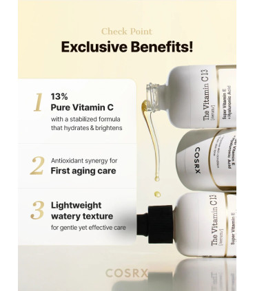 COSRX The Vitamin C 13 Serum | Sérum Iluminador Antioxidante
