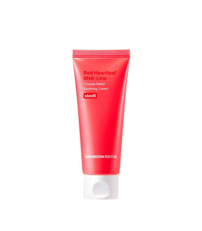 SUNGBOON EDITOR RED HEARTLEAF BHA LINO TROUBLE RELIEF CREAM 50ML
