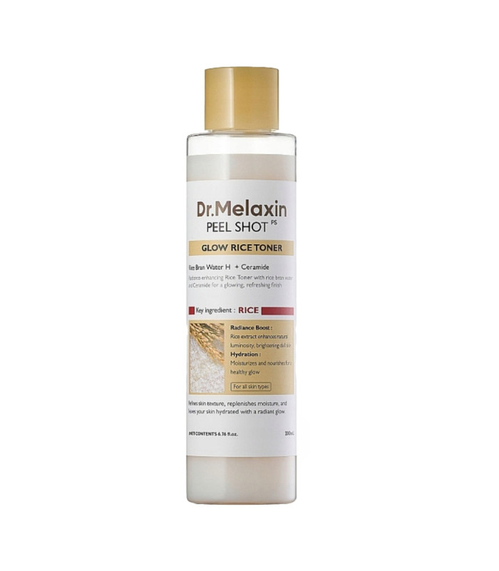 DR MELAXIN PEEL SHOT GLOW WHITE RICE TONER 200ML