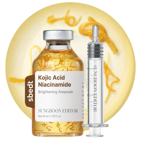 SUNGBOON EDITOR KOJIC ACID NIACINAMIDE BRIGHTENING AMPOULE 40ML