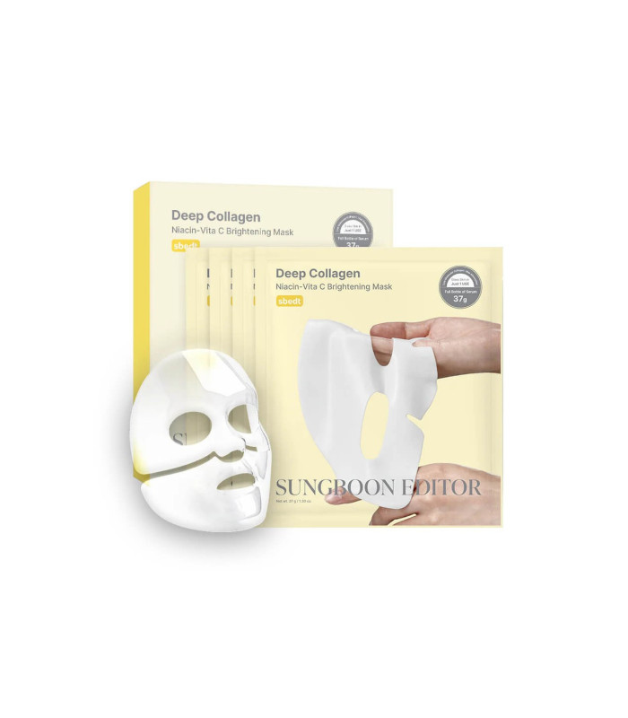 SUNGBOON EDITOR DEEP COLLAGEN NIACIN VITA C BRIGHTENING MASK 37GR