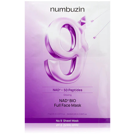 NUMBUZIN N9 NAD BIO LIFTING-SIL FULL FACE MASK TOP 20ML + BOTTOM 28ML