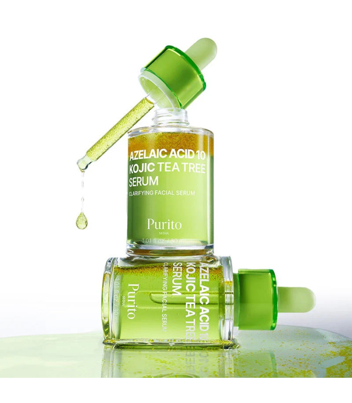 PURITO AZELAIC ACID 10 KOJIC TEA TREE SERUM 30ML
