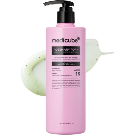 MEDICUBE ROSEMARY PDRN COOLING THICKENING SHAMPOO 400ML