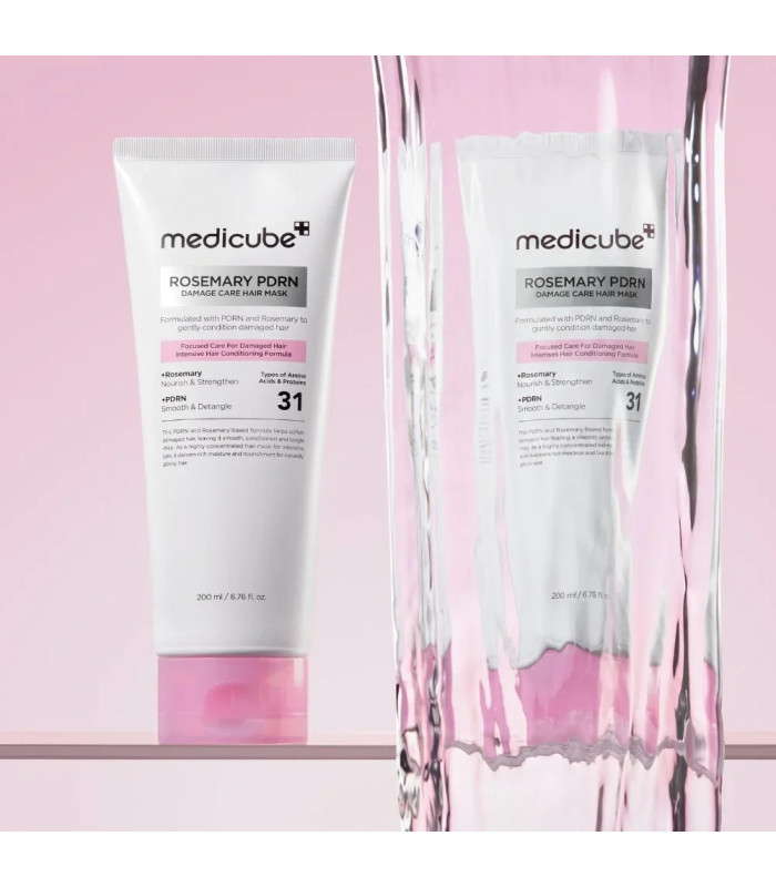 MEDICUBE ROSEMARY PDRN DAMAGE CARE HAIR MASK 200ML