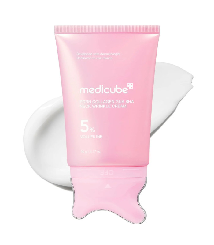 MEDICUBE PDRN COLLAGEN GUA SHA NECK WRINKLE CREAM 90G