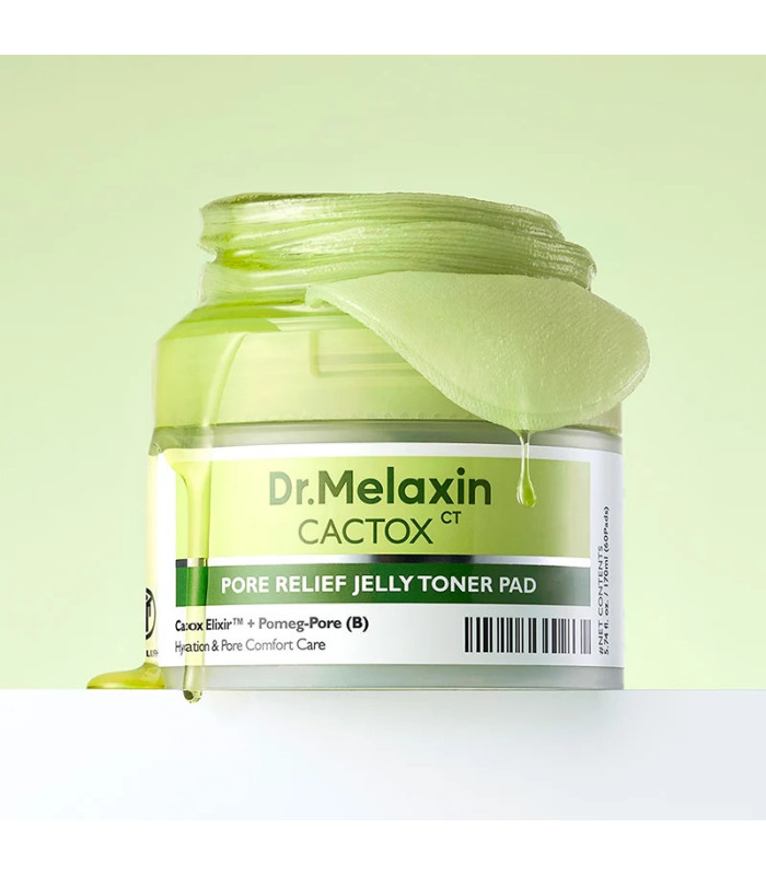 DR MELAXIN CACTOX PORE RELIEF JELLY TONER PAD 170ML 60PADS
