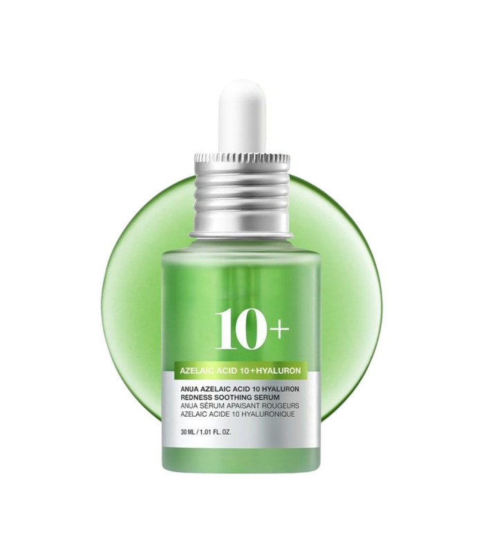 ANUA AZELAIC ACID 10+ HYALURON REDNESS SOOTHING SERUM 30ML