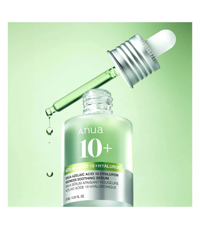 ANUA AZELAIC ACID 10+ HYALURON REDNESS SOOTHING SERUM 30ML