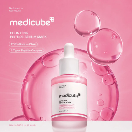 MEDICUBE PDRN PINK PEPTIDE SERUM MASK 34GR