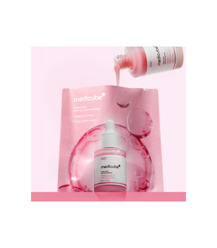 MEDICUBE PDRN PINK PEPTIDE SERUM MASK 34GR