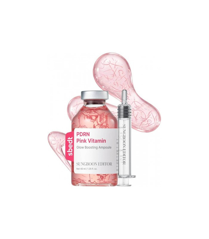 SUNGBOON EDITOR PDRN PINK VITAMIN GLOW BOOSTING AMPOULE 40ML