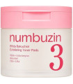 NUMBUZIN N3 BIFIDA BAKUCHIOL EXFOLIATING TONER PADS 70 PADS 190ML