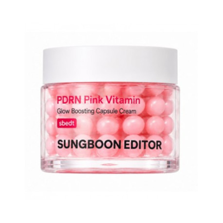 SUNGBOON EDITOR PDRN PINK VITAMIN GLOW BOOSTING CAPSULE CREAM 50ML