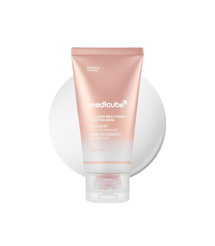 MEDICUBE COLLAGEN MILK TONING WRAPPING MASK 75ML